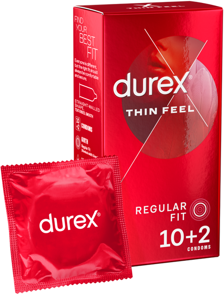 Thin Feel Regular Fit Condoms 10's   2 Free