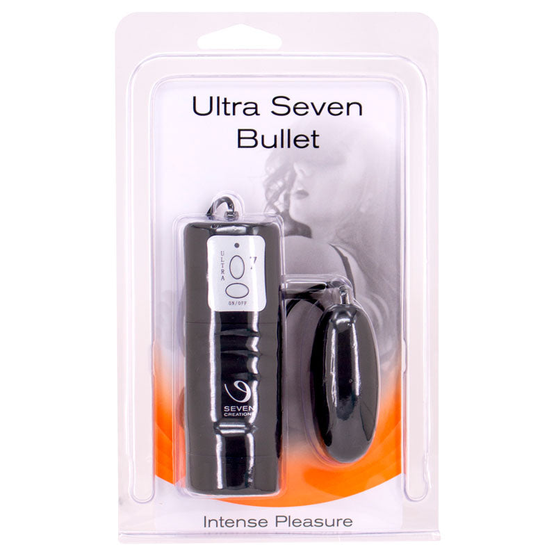 Seven Creations UltraSeven Bullet - Black 6 cm Bullet with Remote