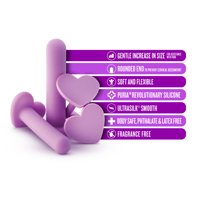 Wellness - Dilator Kit - Purple Vaginal Dilators - Set of 4 Sizes