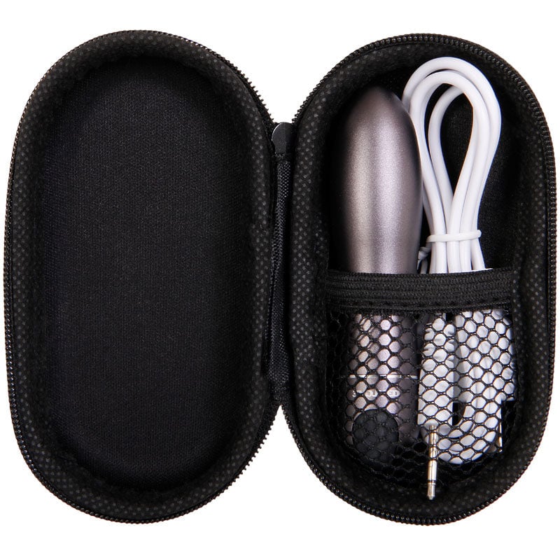 Evolved Travel-Gasm - Gray 9 cm USB Rechargeable Bullet with Travel Case A$41.63