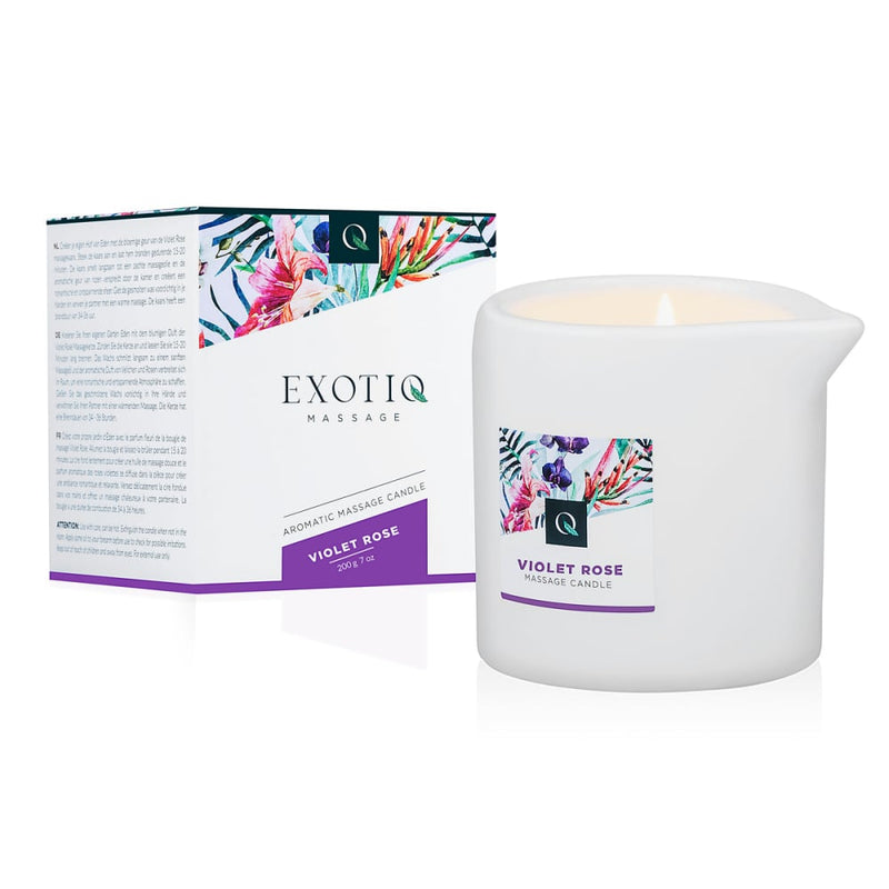 Exotiq Massage Candle Violet Rose 200g A$41.81 Fast shipping