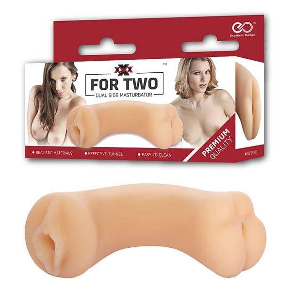 XXX For Two - Flesh Pussy & Ass Dual Ended Stroker A$18 Fast shipping