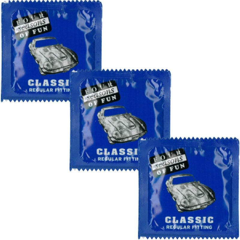 Four Seasons Classic Regular Condoms 54mm - Bulk Pack of 144 Condoms A$47.95
