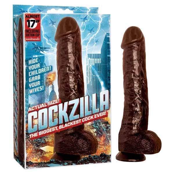 Icon Brand Cockzilla Dong - Black 43 cm (17’’) Dong A$109.73 Fast shipping