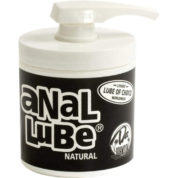 Doc Johnson Anal Lube - Pump Canister (177ml) - Natural or Hot Cinnamon A$43.95