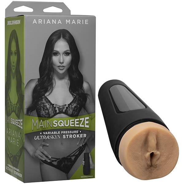 Doc Johnson Main Squeeze - Ariana Marie - Flesh Hard Case Vagina Stroker A$86.70