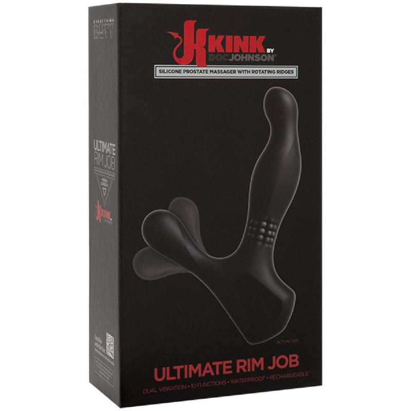 Doc Johnson’s Kink Ultimate Rim Job - Silicone Prostate Massager With Rotating