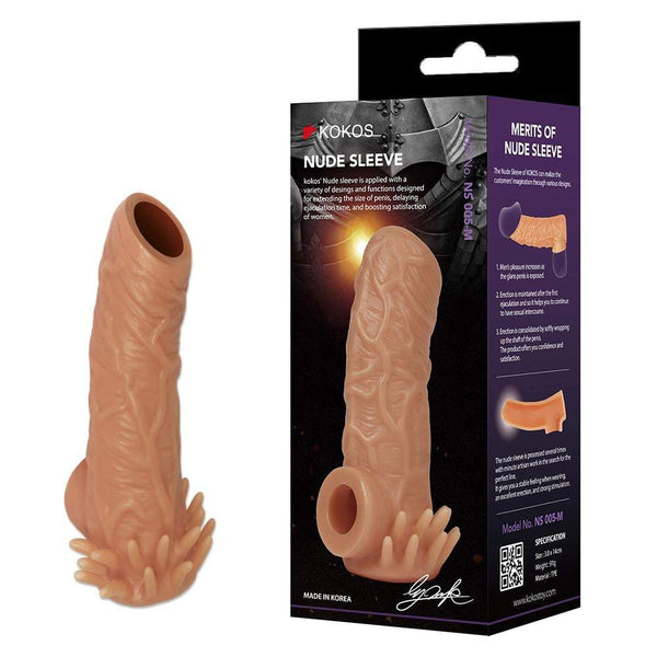 Kokos Nude Sleeve 5 - Flesh Penis Extension Sleeve A$18.21 Fast shipping