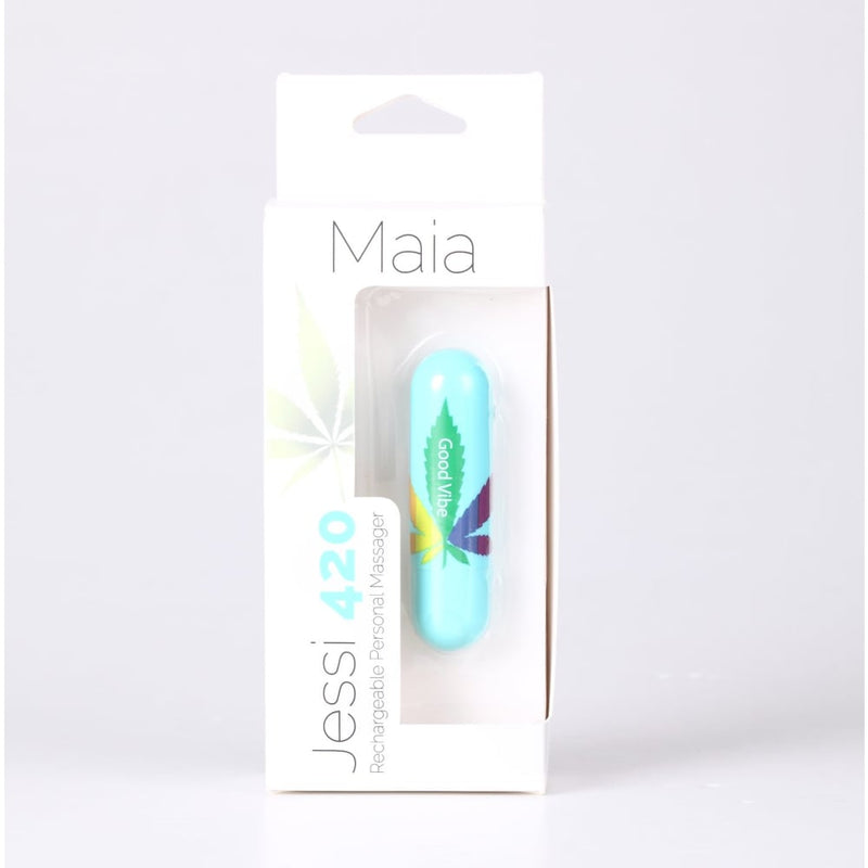 Maia Jessi 420 - Teal 7.6 cm USB Rechargeable Bullet A$37.93 Fast shipping