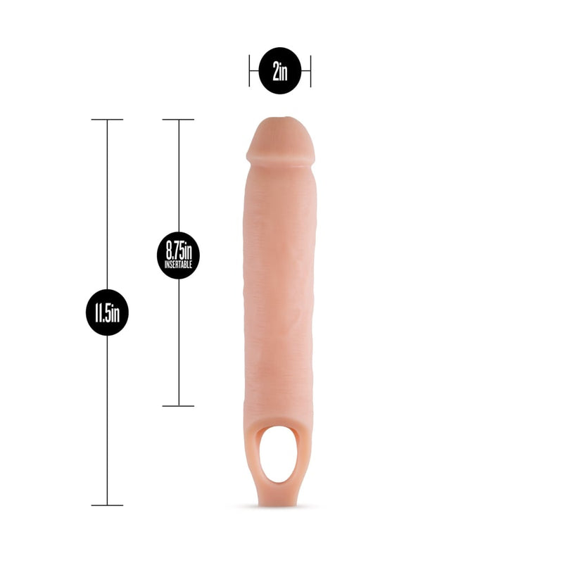 Performance 11.5in Cock Sheath Penis Extender Vanilla A$44.86 Fast shipping