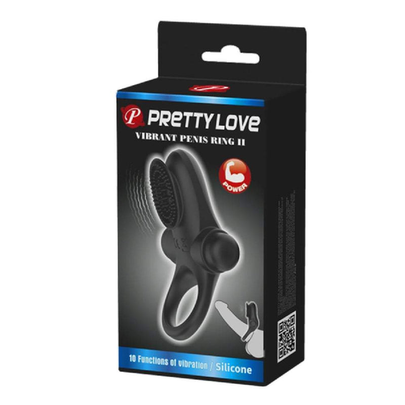 Pretty Love Vibrant Penis Ring II - Black A$35.95 Fast shipping