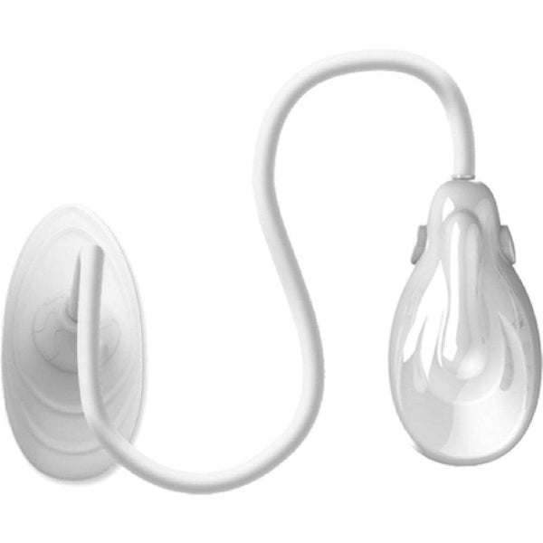 Pretty Love Vibrating Pussy Suction Cup Massager Automatic Sucking - White