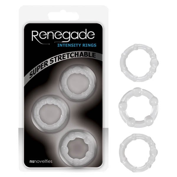 Renegade Intensity Rings - Clear Cock Rings - Set of 3 A$8.23 Fast shipping