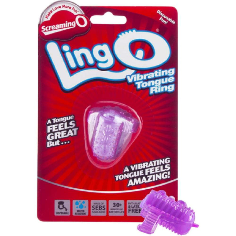 Screaming O Ling O Vibrating tongue ring (Lavender) A$11.95 Fast shipping