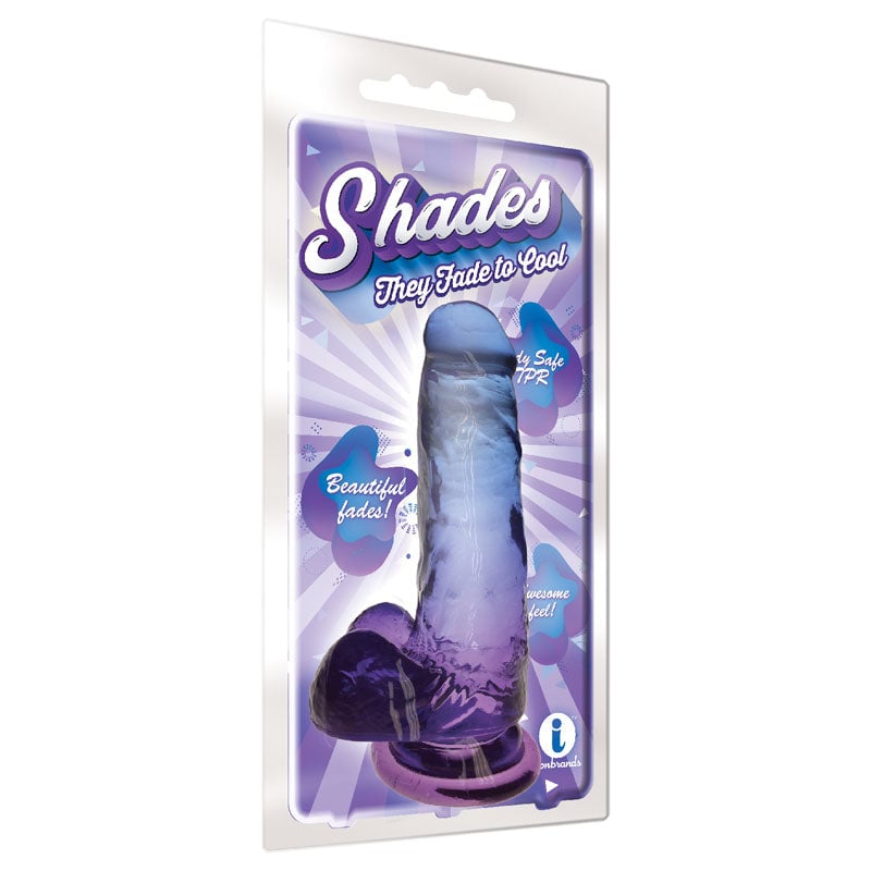 Shades 7’’ Jelly TPR Dong - Violet 17.8 cm Dong A$45.33 Fast shipping