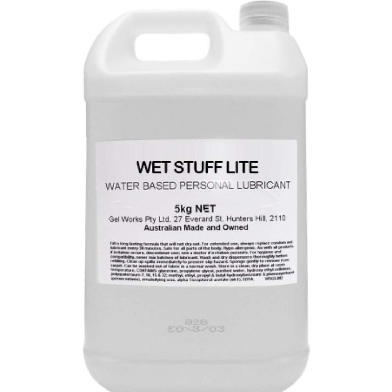 Wet Stuff Lite Water Based Lubricant - 90g Tube or 5kg Bottle A$84.95 Fast