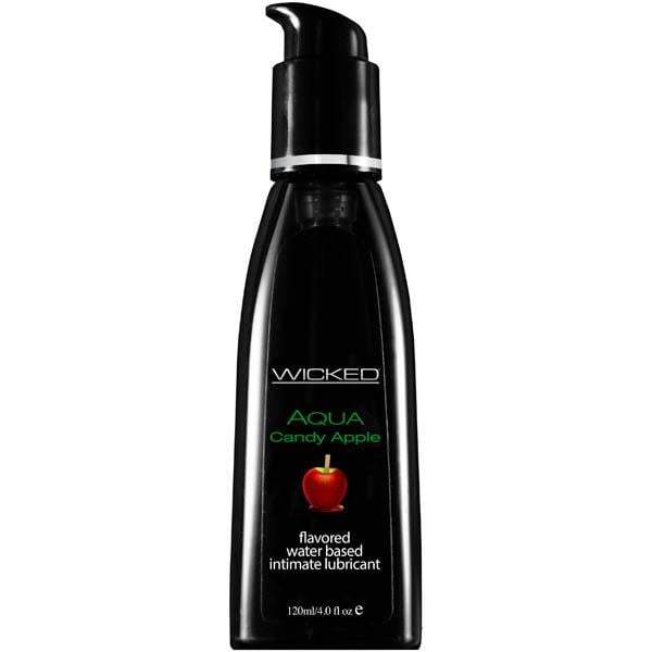 Wicked Aqua Candy Apple - Candy Apple Flavoured Water Based Lubricant - 120 ml