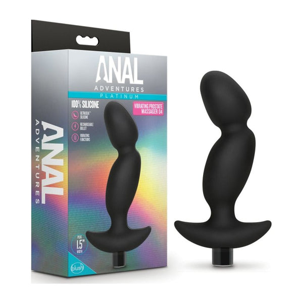 Anal Adventures Vibrating Silicone Prostate Massager 04