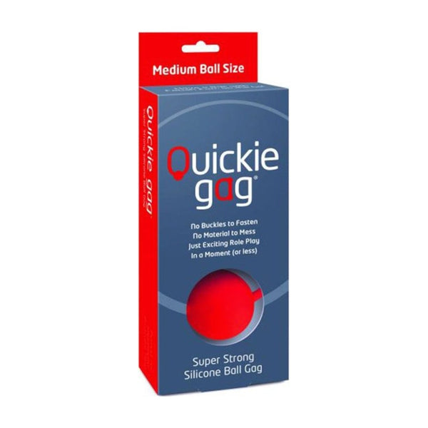 Quickie Gag Medium Ball Red