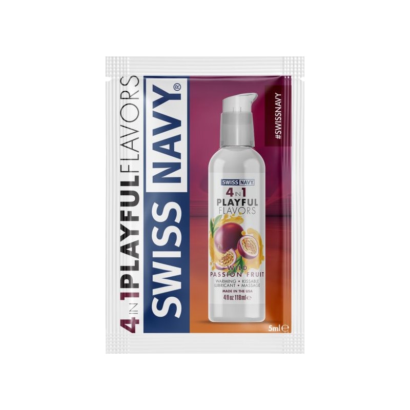 Swiss Navy Wild Passion Fruit Lube 5ml Sachets (100 pack)