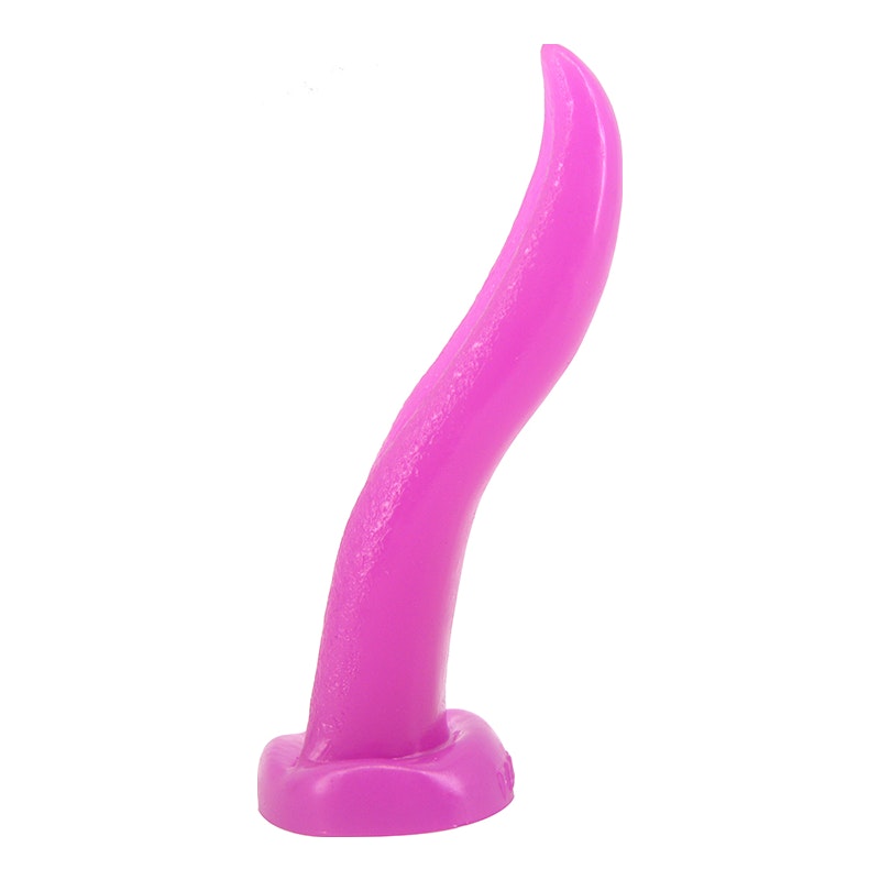 Tongue Shape Anal Plug Purple