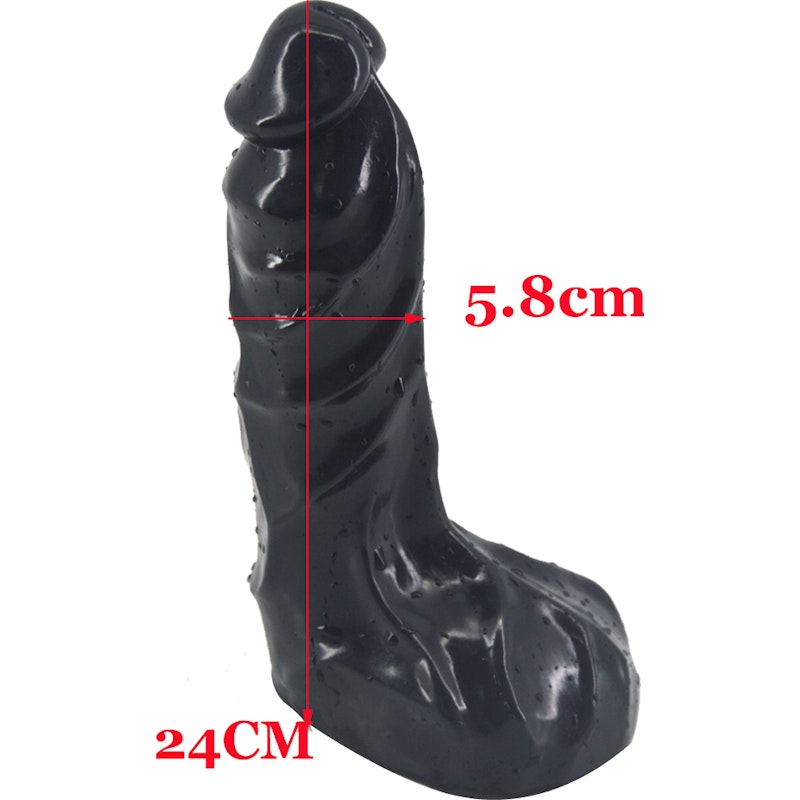 Thick Realistic Penis Dildo Black