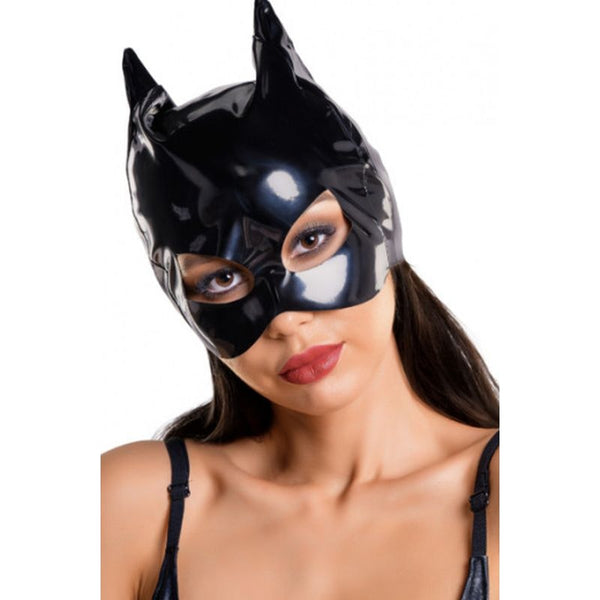 Glossy Wetlook Cat Mask