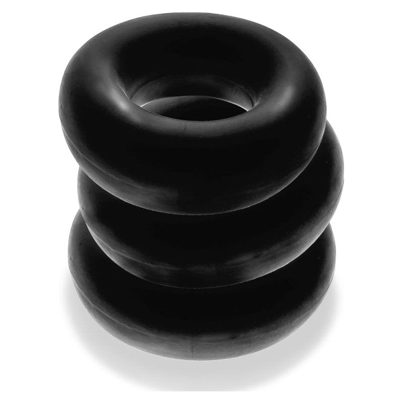 Fat Willy 3 Pc Jumbo Cockrings Black