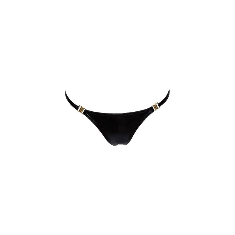 Power Wetlook Panty w Gold Clasp