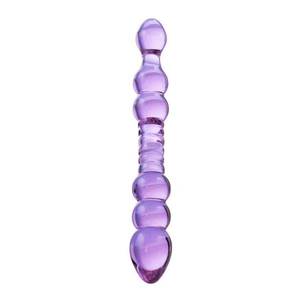 Sexus Glass Dildo Mauve 22.8cm