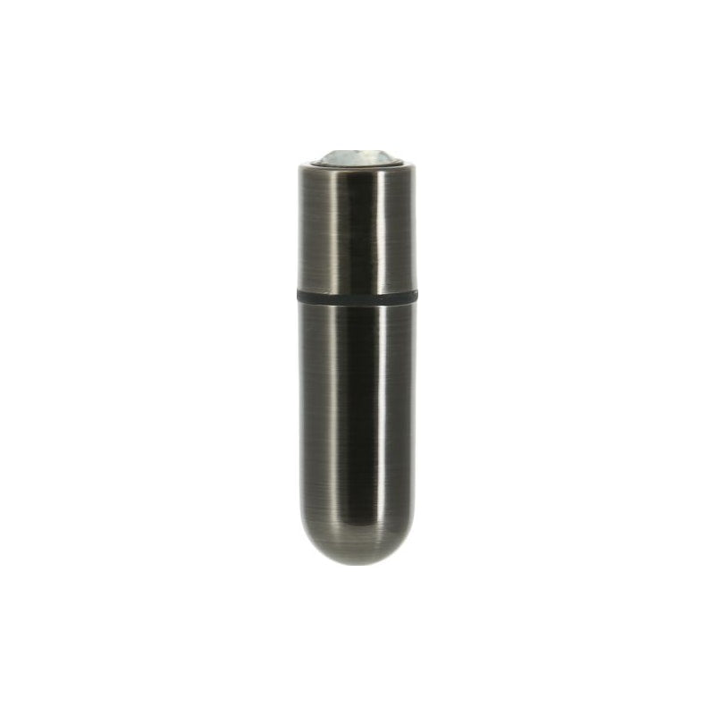 Power Bullet First Class Rechargeable Bulllet w Crystal Gun Metal