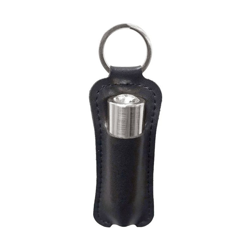 Power Bullet First Class Rechargeable Bulllet w Crystal Silver