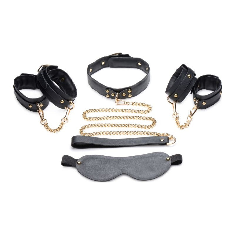 Golden Submission Bondage Set Black