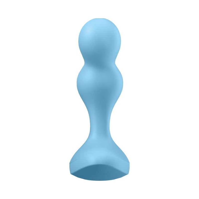 Satisfyer Deep Diver Vibrating Connect App Anal Plug Blue