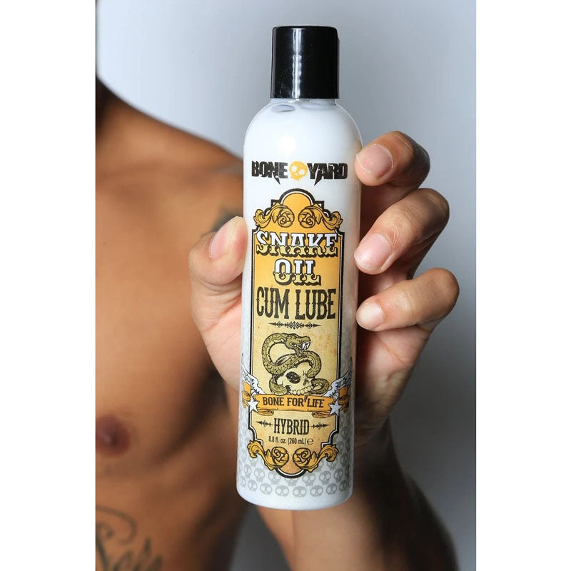 Boneyard Snake Oil Cum Lube 236 ml - Hybrid Cum Lubricant - 260 ml Bottle