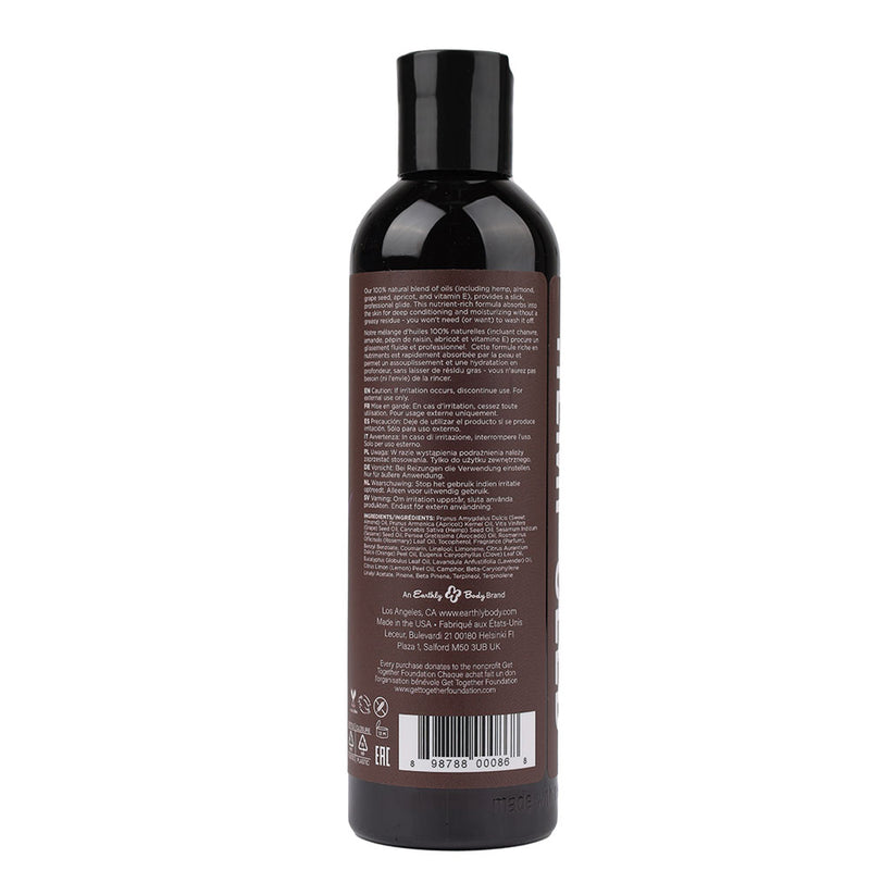 Hemp Seed Massage & Body Oil - Lavender Scented - 237 ml Bottle