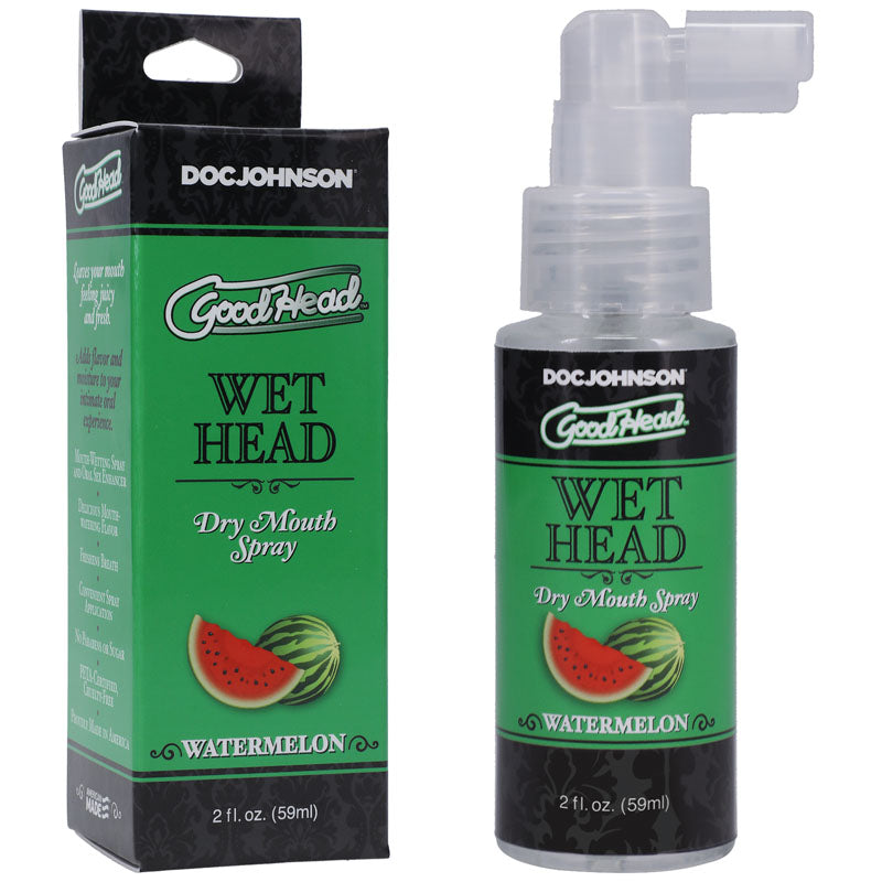 Doc Johnson Goodhead Wet Head Dry Mouth Spray - Watermelon Flavoured - 59 ml Bottle