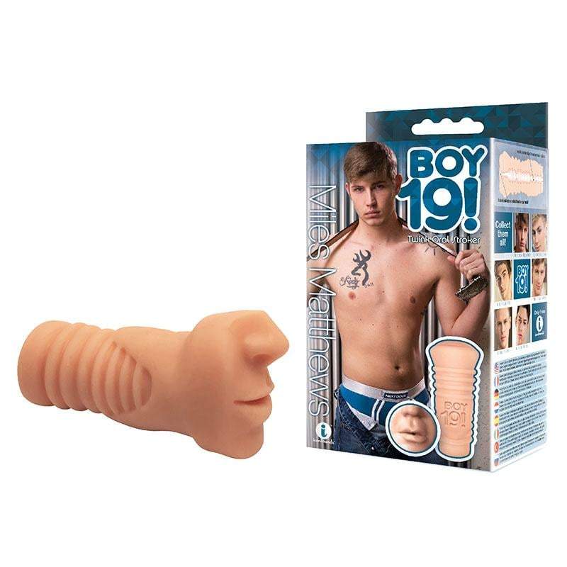 Boy 19! Miles Mathews - Flesh Male Mouth Teen Twink Stroker A$38.44 Fast