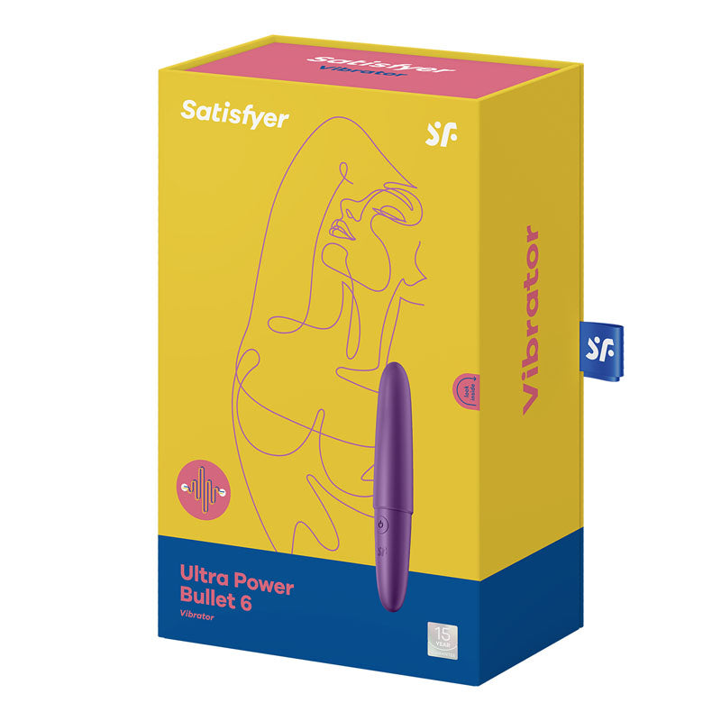 Satisfyer Ultra Power Bullet 6 - Purple USB Rechargeable Bullet