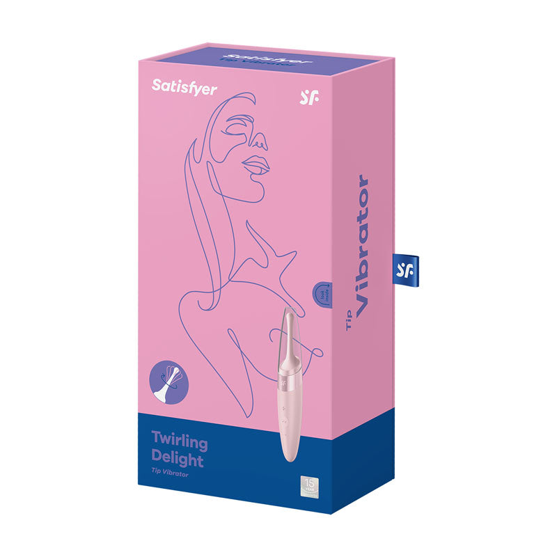 Satisfyer Twirling Delight - Rose Pink USB Rechargeable Point Clitoral Stimulator