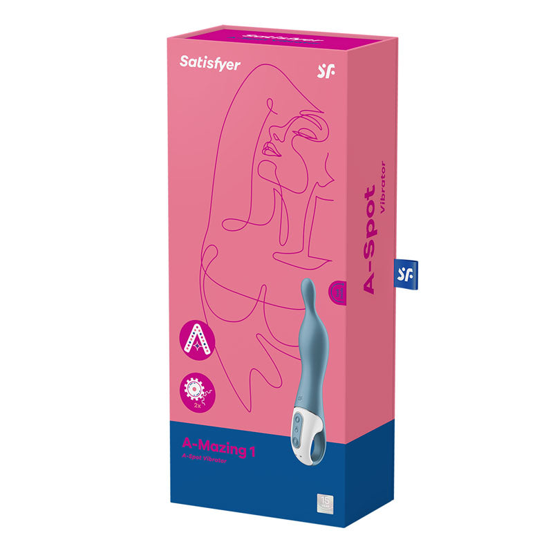 Satisfyer A-Mazing 1 - Blue USB Rechargeable Vibrator