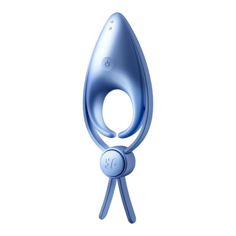 Satisfyer Sniper - Blue - Blue Vibrating Adjustable Lasso Cock Ring