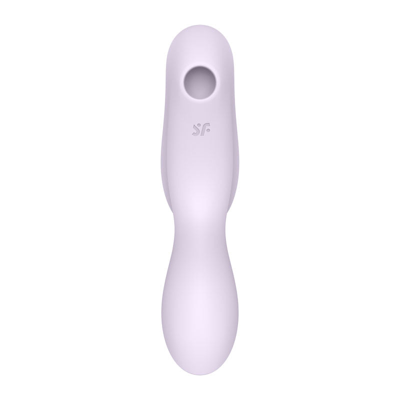Satisfyer Curvy Trinity 2 - Violet - Violet USB Rechargeable Air Pulse Stimulator & Vibrator