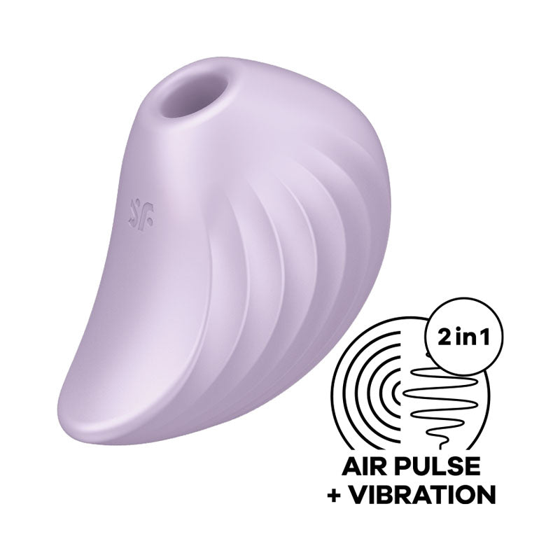Satisfyer Pearl Diver - Violet - Violet USB Rechargeable Air Pulsation Stimulator