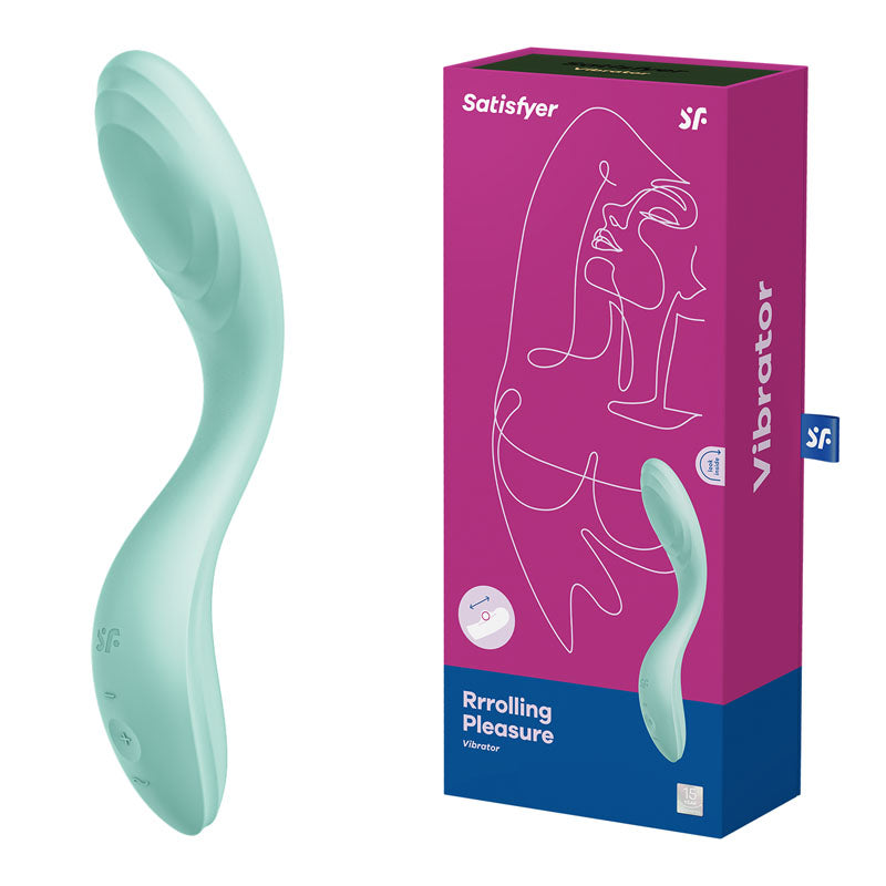 Satisfyer Rrrolling Pleasure - Mint USB Rechargeable Vibrator