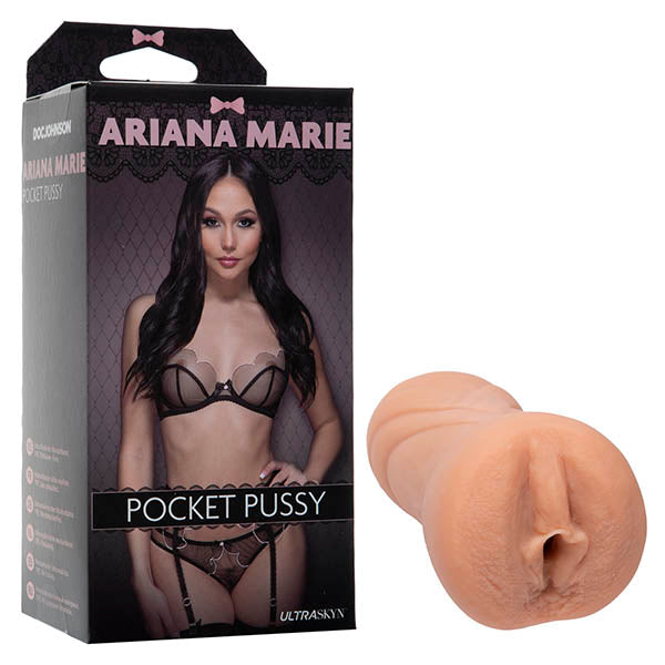 Doc Johnson Ariana Marie UltraSkyn Pocket Pussy - Flesh Stroker