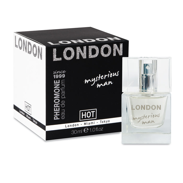 Hot Pheromone London - Mysterious Man - Pheromone Cologne for Men - 30ml