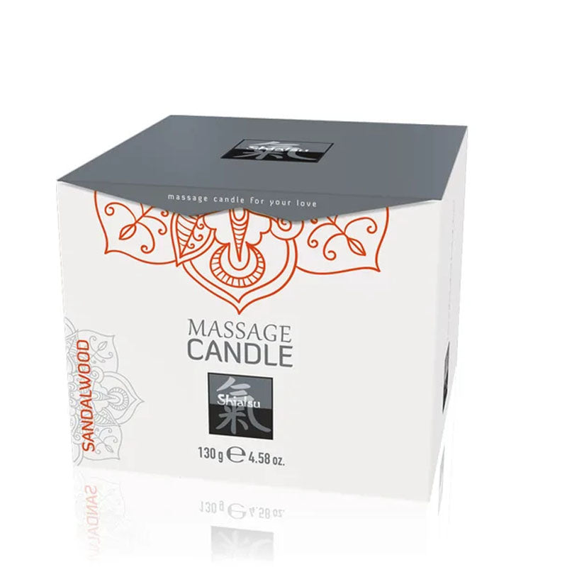 Shiatsu Massage Candle - Sandalwood Scented - 130 gram