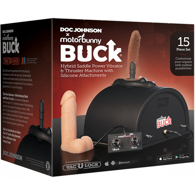 Doc Johnson Moto Bunny Buck Sex Machine With Vac-U-Lock