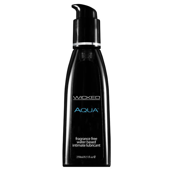 Wicked Aqua - Water Based Lubricant - 250 ml (8.5 oz) Bottle